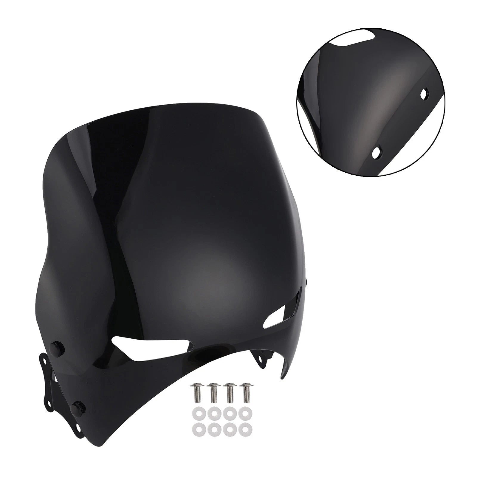 Windshield Windscreen for Honda CB400 Super Four (2019–2022) Black