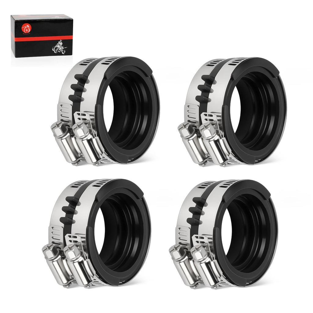 Set of 4 Carburetor Intake Manifold Pipes for Honda Interceptor 750 VFR750F (1990–1993)