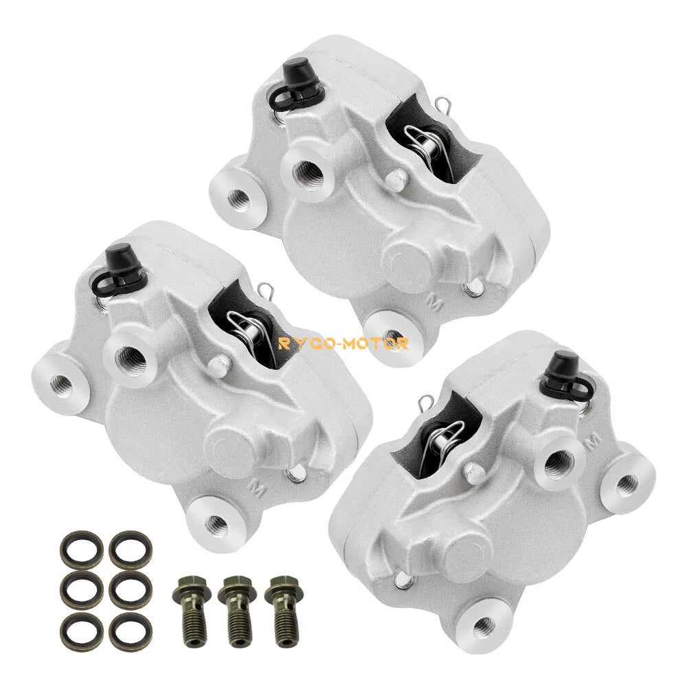 Front & Rear Brake Calipers w/ Pads for Arctic Cat ATV 500 Bearcat (1996–2002)