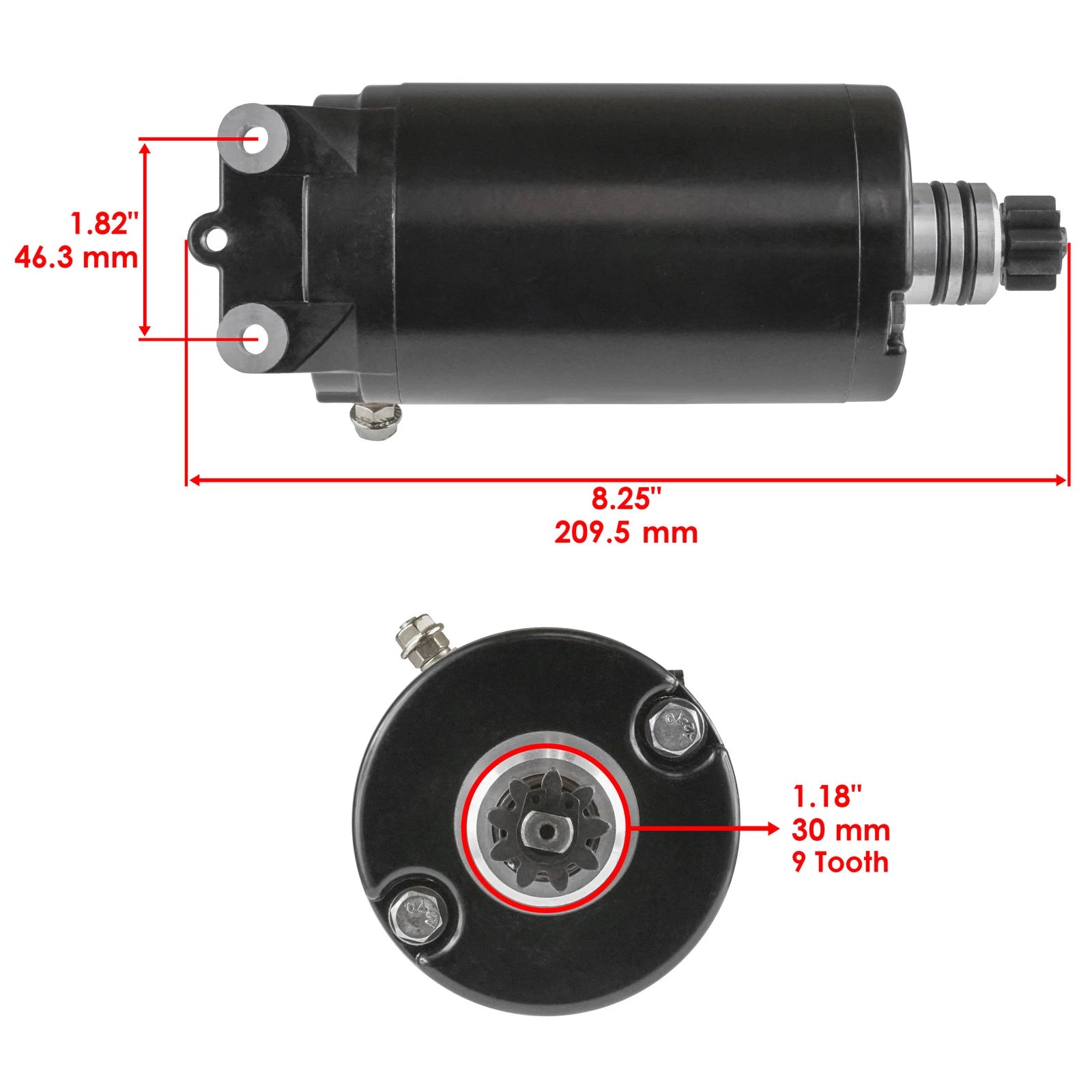 Starter & Drive Bendix for Seadoo 150 Speedster (2008–2012)