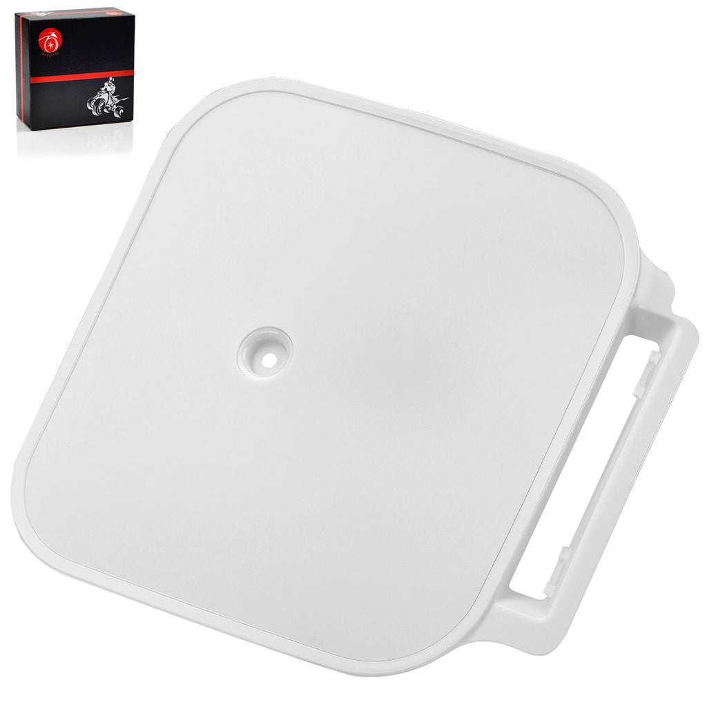 White Plastic Front Number Plate 61136-GW8-670ZA for Honda Z50R (1988–1999)