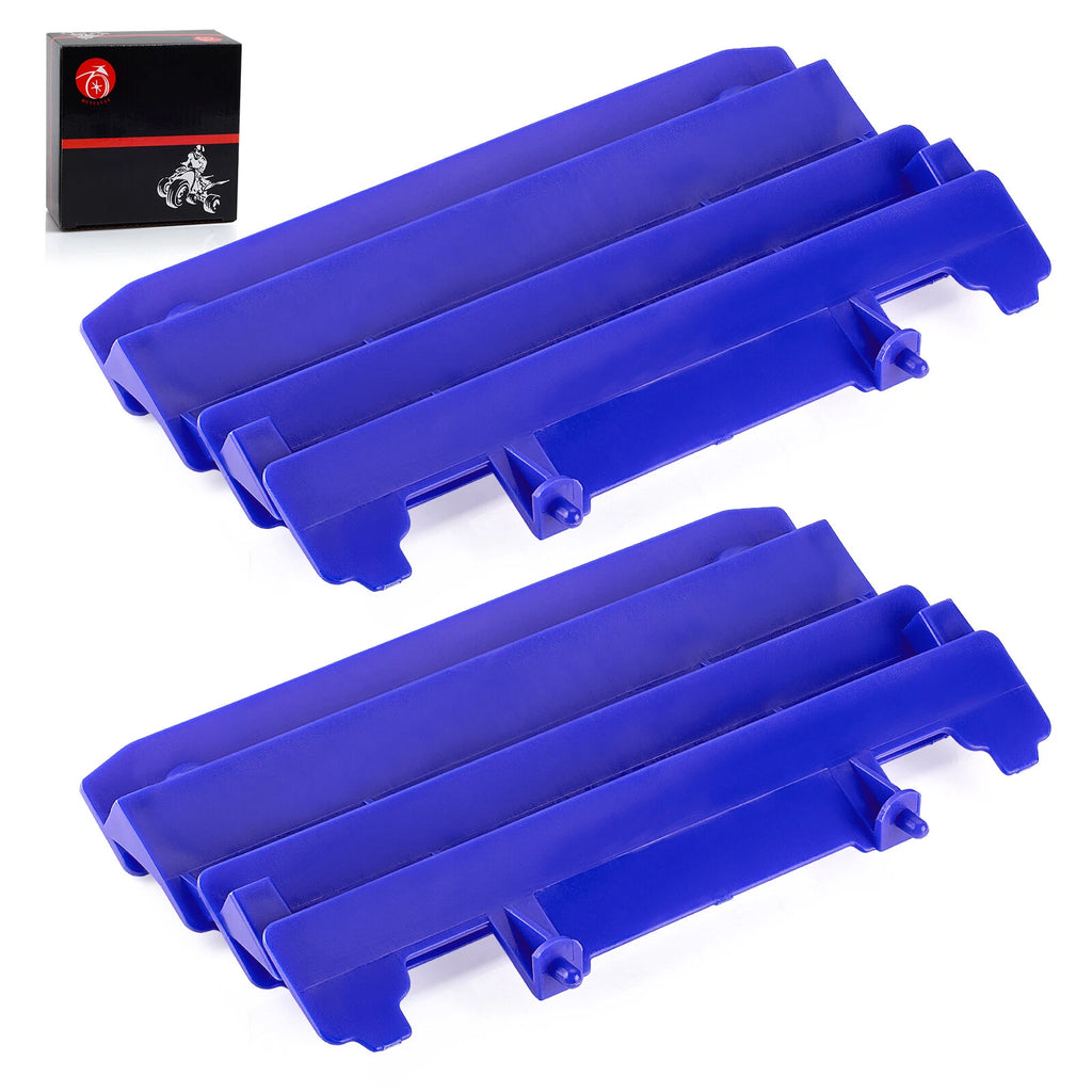 2X Blue Radiator Louvers Guards for Yamaha YZ125 YZ125X YZ250 YZ250X (2006–2022)