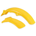 Set of 2 Front & Rear Fenders for Suzuki JR50 (1978–1999) Yellow Guards
