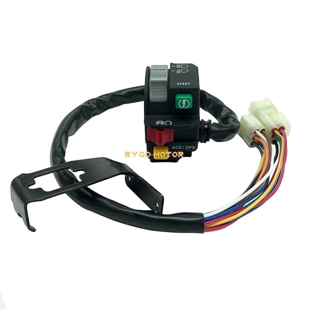 Handlebar Start Kill Stop Switch Headlight for Can-Am Outlander 1000 (2012–2015)
