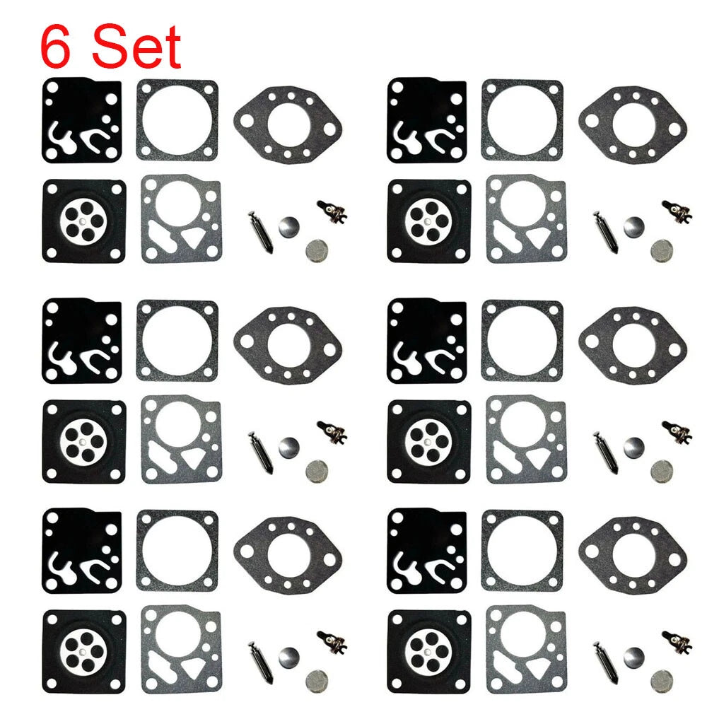 Set of 6 Carburetor Kits for Stihl 020, 20AV, 024 (RK-13HU, RK-14HU)