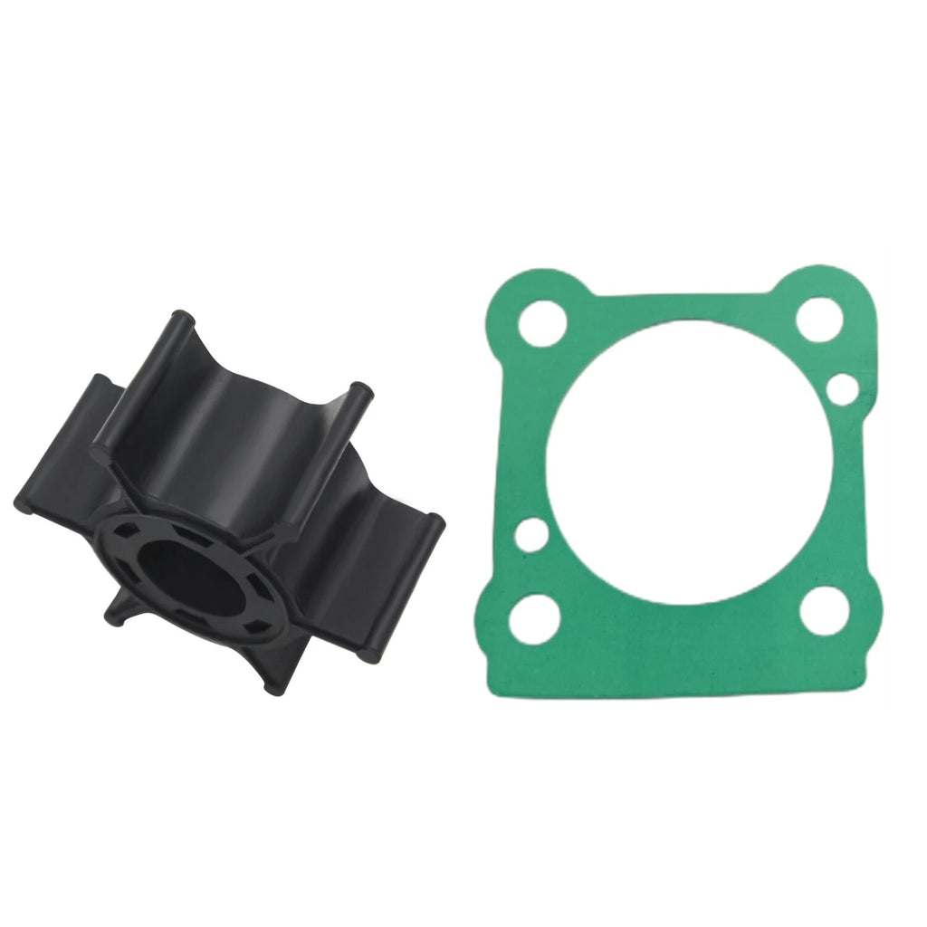Water Pump Impeller & Gasket for Yamaha 2-Str 6 8 HP Outboard (6G1-44352-00)