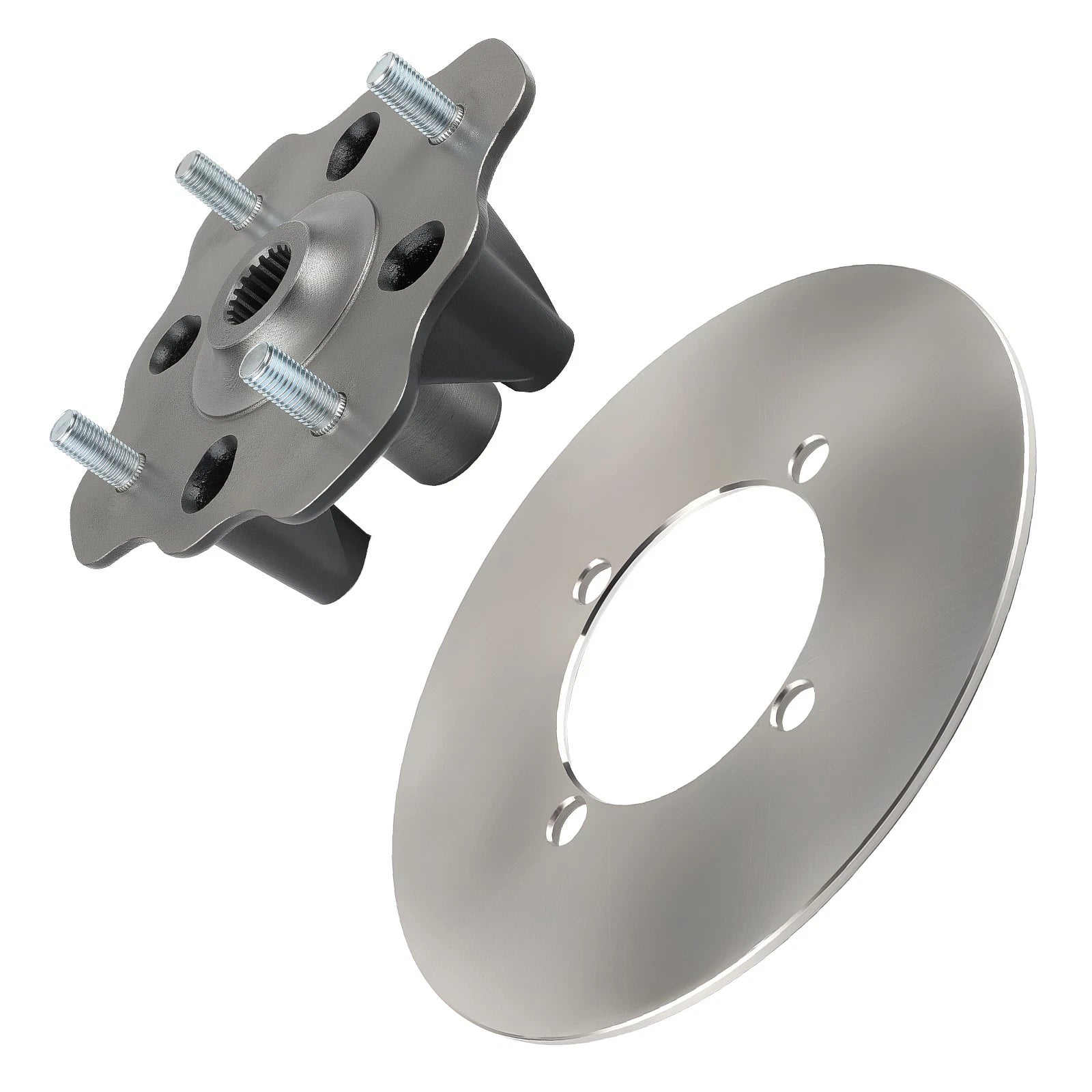Front Wheel Hub & Brake Disc Rotor for Suzuki Eiger 400 (2002–2007)
