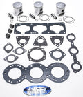 Piston Gasket Top End Rebuild Kit 1mm Over for Kawasaki 900 STX ZXI STS
