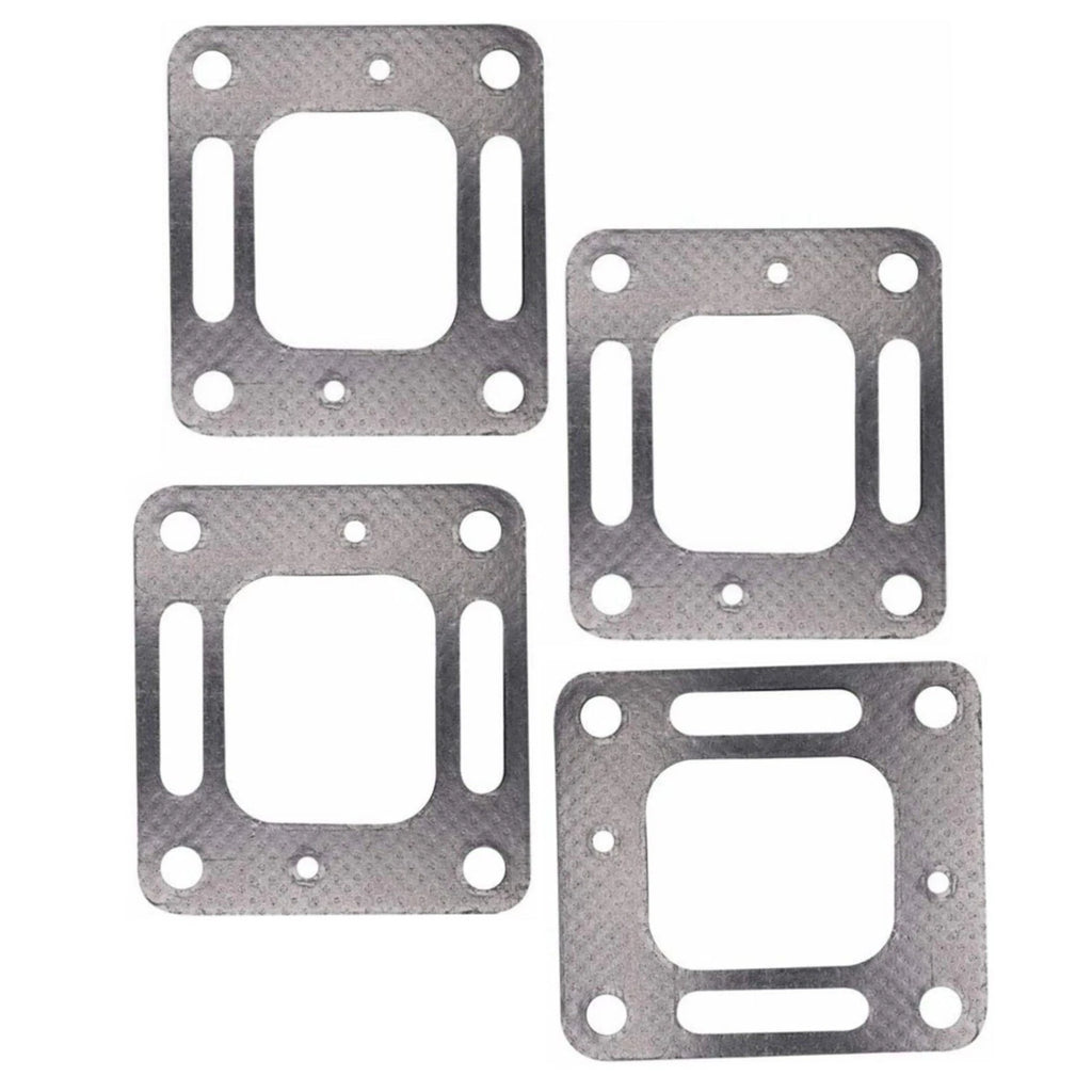 Set of 4 Exhaust Center Riser Elbow Manifold Gaskets for Mercruiser 4.3 5.0 5.7 350