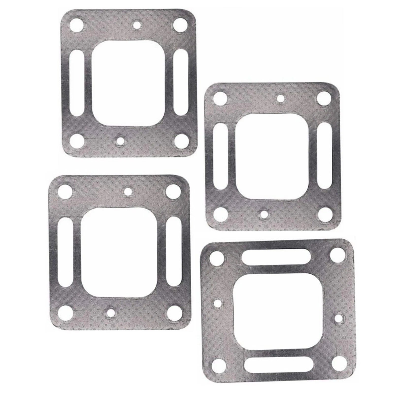 Set of 4 Exhaust Center Riser Elbow Manifold Gaskets for Mercruiser 4.3 5.0 5.7 350