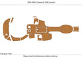 EVA Pad Foam Teak Deck Flooring for Chaparral 236 Sunesta (2006)