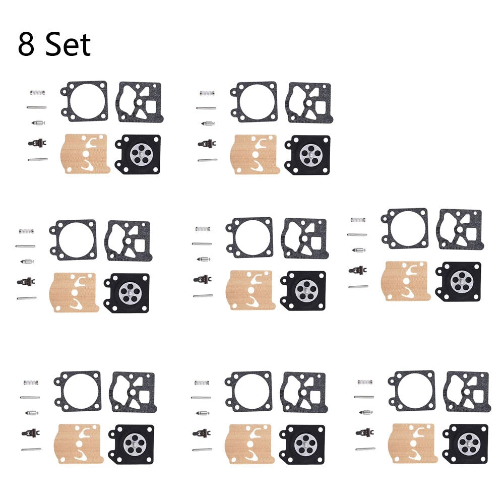 Set of 8 Carburetor Repair Kits for Stihl 021 023 MS210 MS230 Walbro K11-WAT