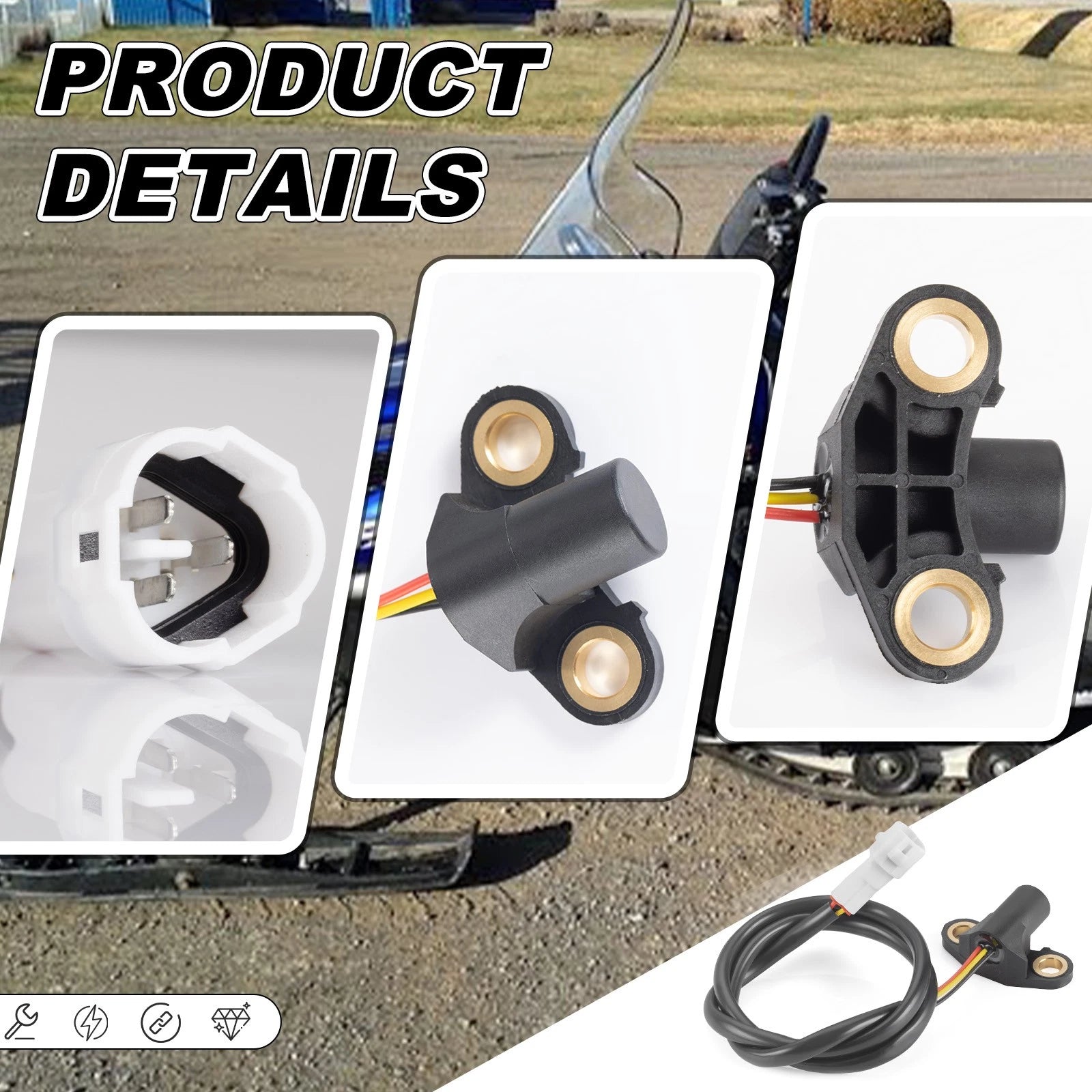 Speed Sensor 8FP-83755-01-00 for Yamaha SX Venom SXV60 (2004–2006)