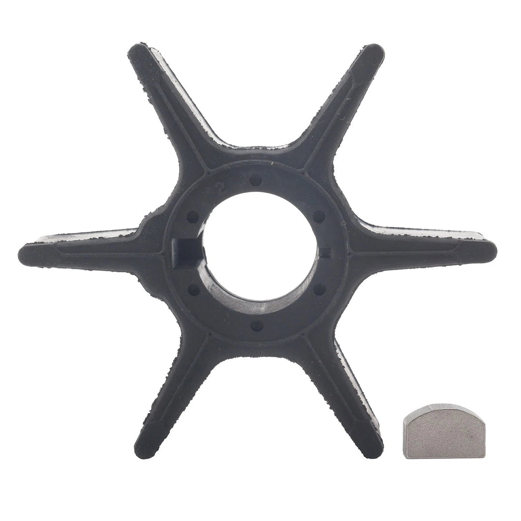 Water Pump Impeller & Key for Suzuki 20-40 HP 2 Stroke Outboard 17461-96312