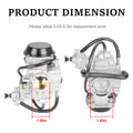 Carburetor with Diaphragm Cover for Arctic Cat Bearcat 400 500 (1999–2006)