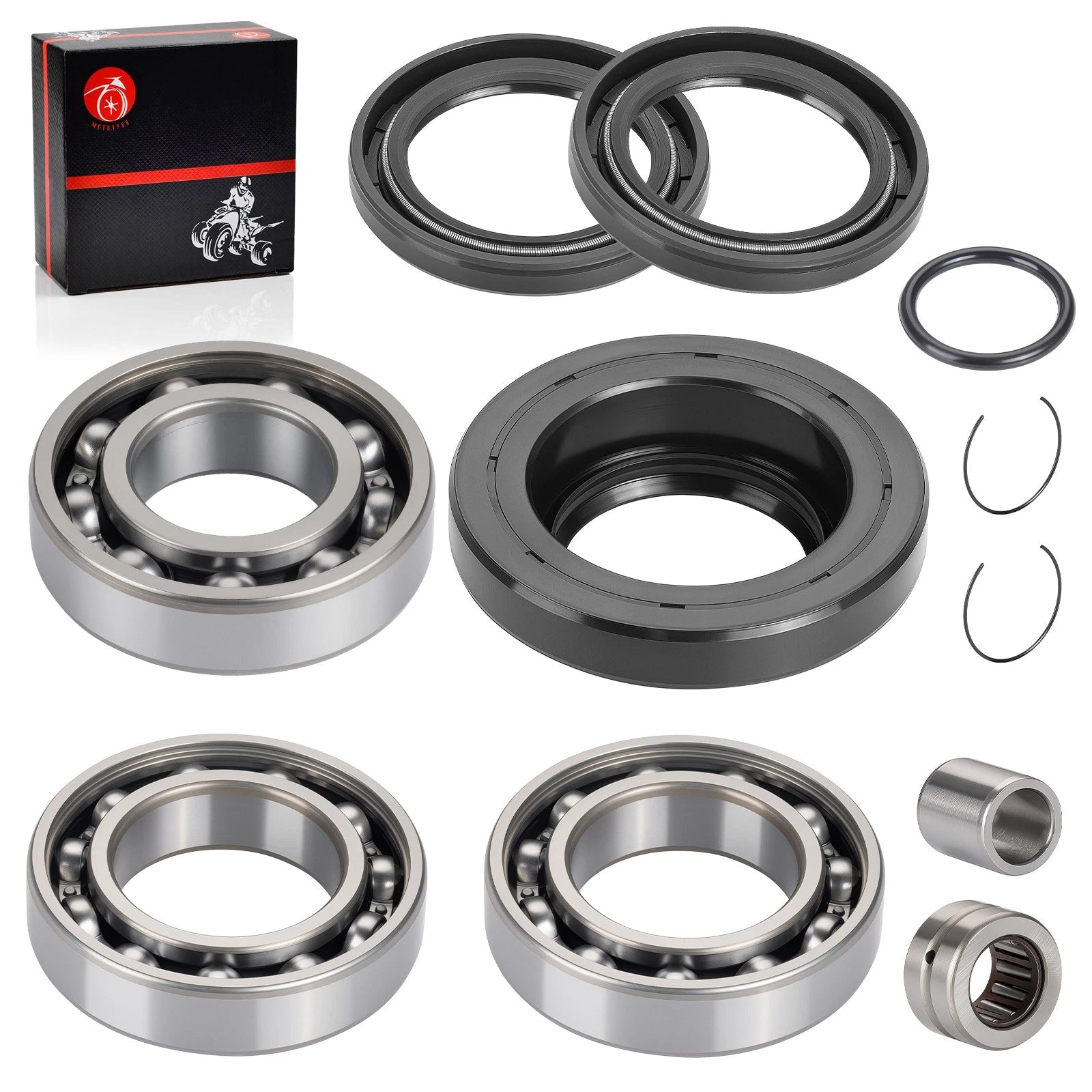 Rear Differential Bearing & Seal for Honda Foreman Rubicon 500 TRX500 (2001–2004)