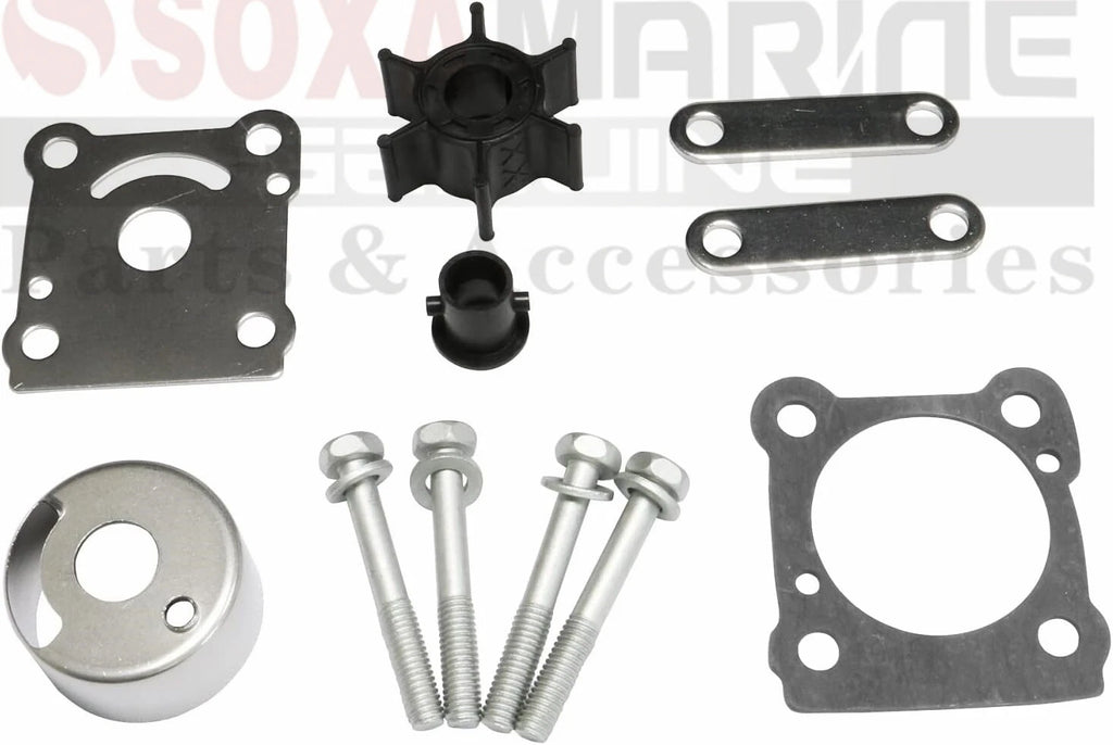 Water Pump Service Kit for Yamaha 2-Stroke 6hp 8hp Outboard (18-3460, 6G1-W0078-A1)