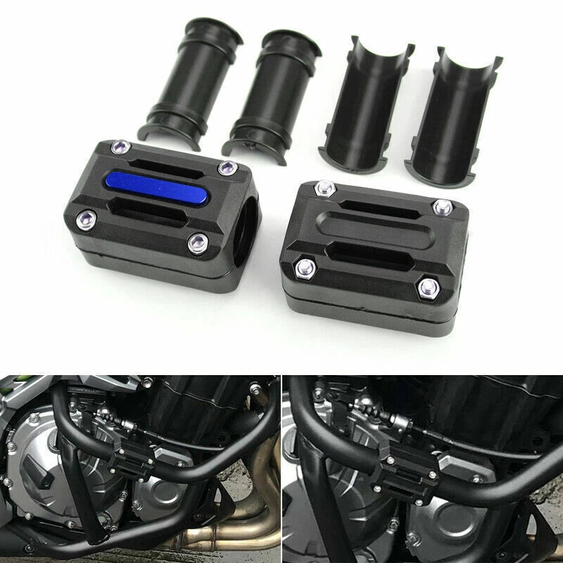 22mm 25mm 28mm Motorcycle Engine Frame Bar Slider Pads for T9