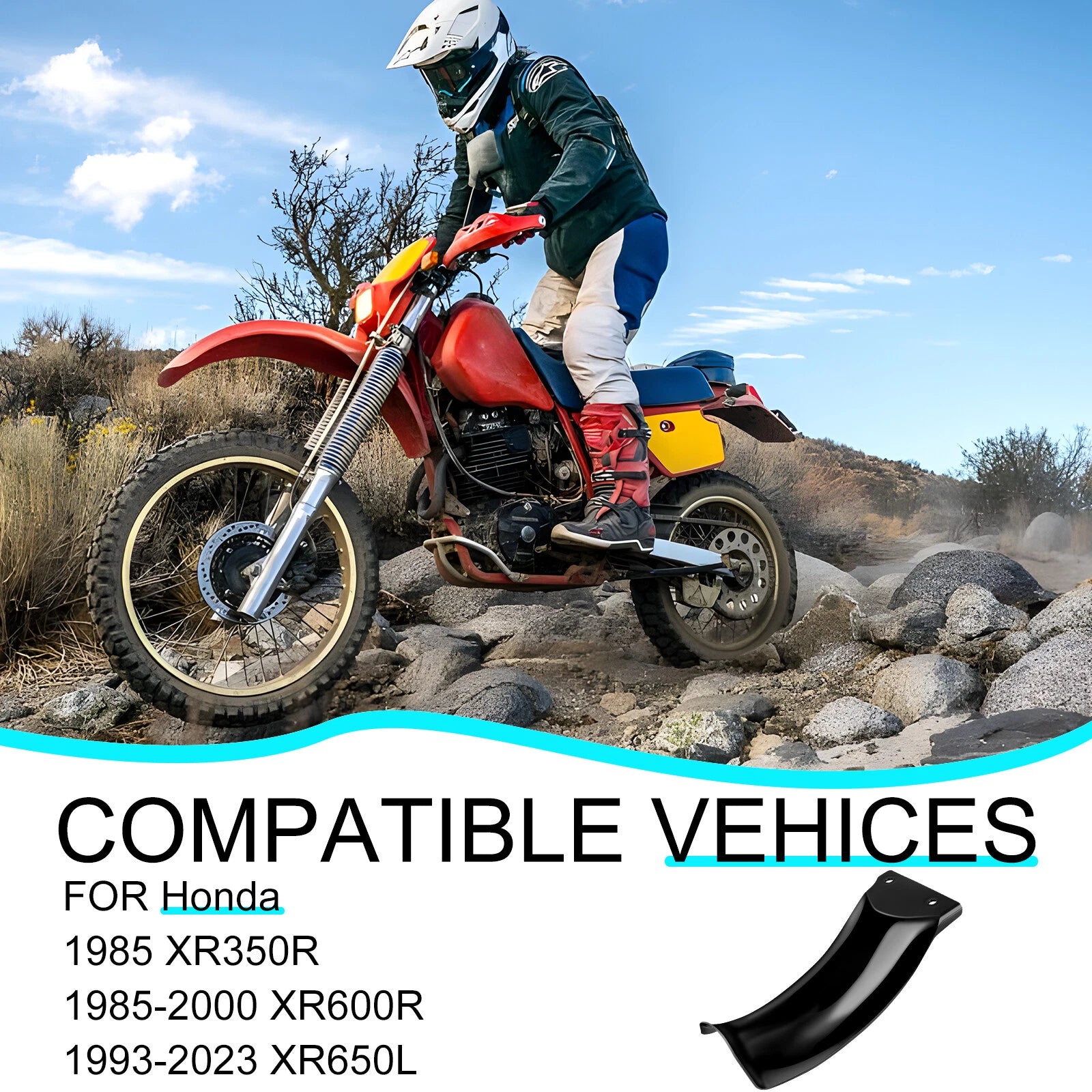 Mudflap Splash Guard for Honda XR650L (1993–2023) 17245-MN1-670