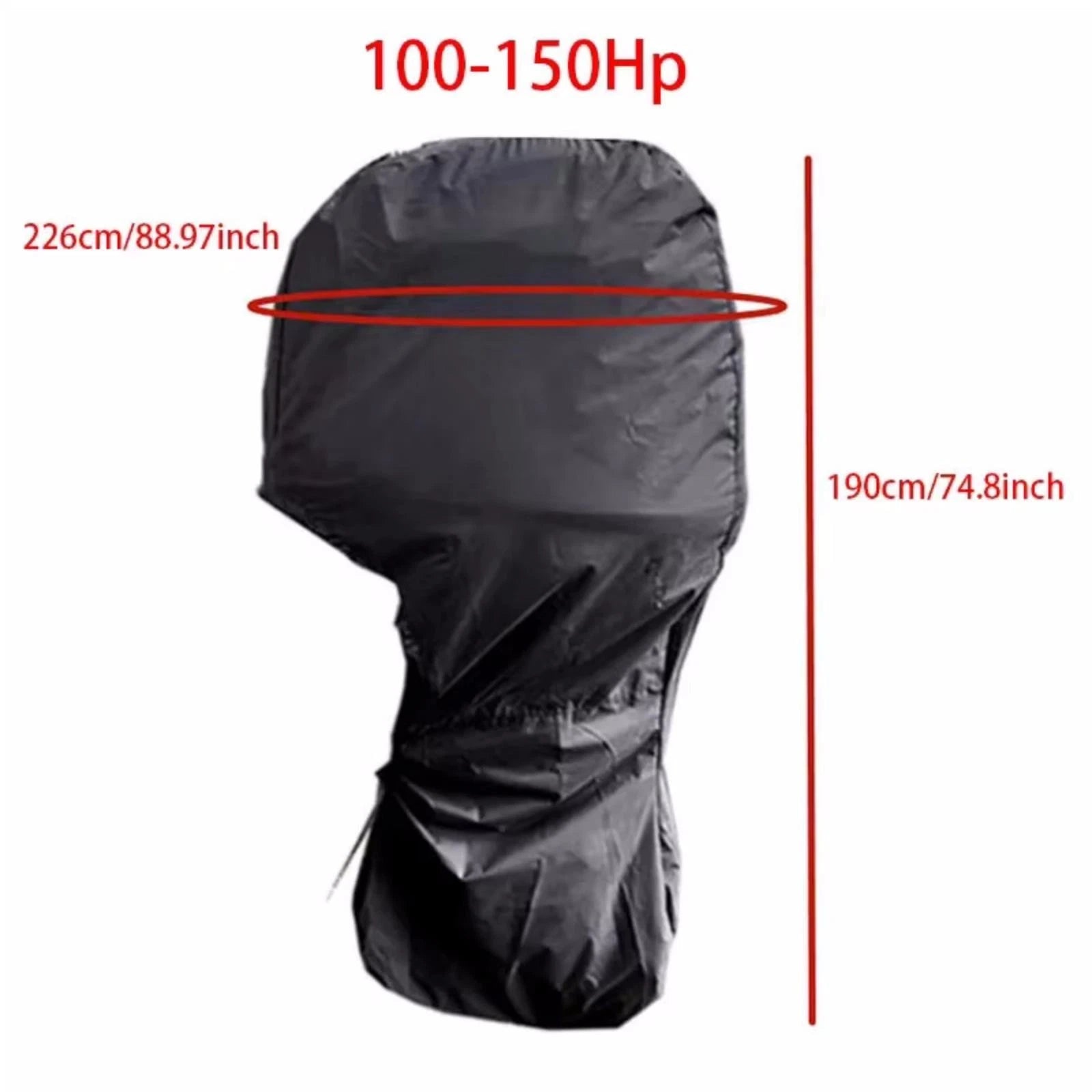 Outboard Motor Cover for Evinrude Johnson 100-150 HP (Trailerable)