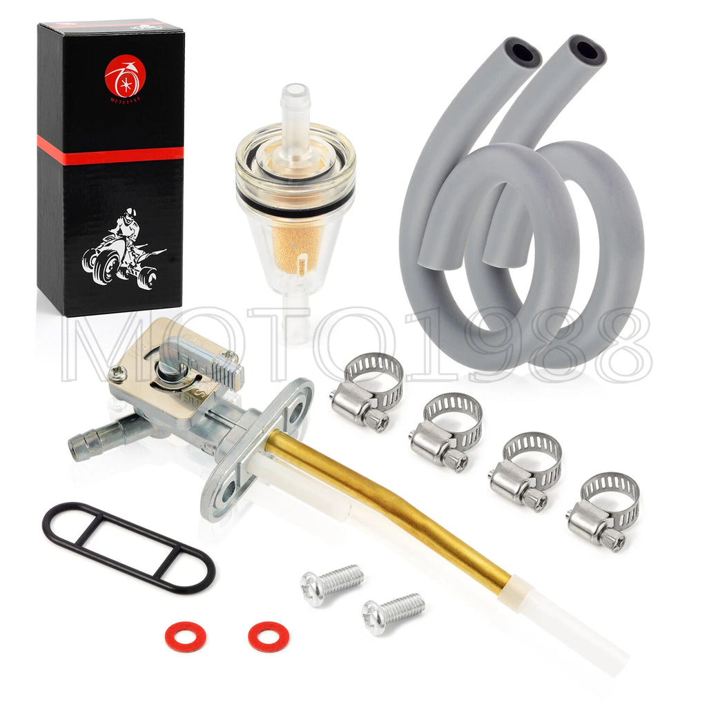 Fuel Valve Petcock Kit for Kawasaki Bayou 400 4X4 (1993–1999) KLF400-B KLF400B