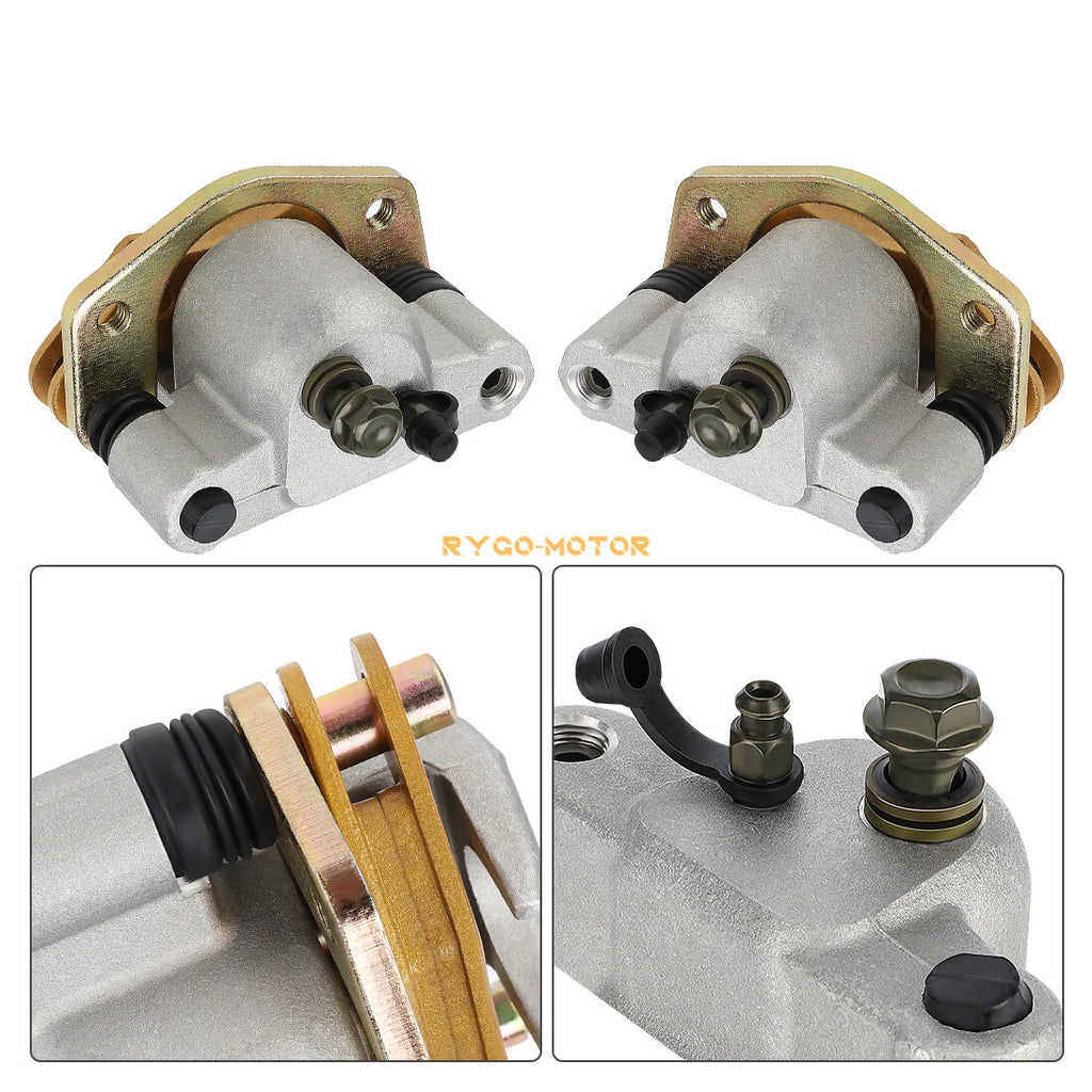 Set of 2 Brake Calipers & Pads for Polaris Predator 500 (2003–2007)