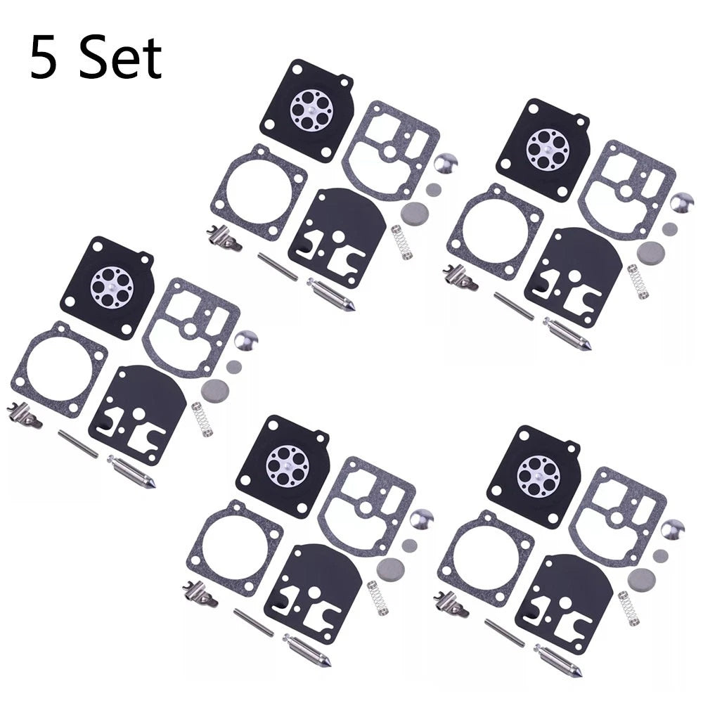 Set of 5 Carburetor Repair Kits for ZAMA RB-11 Stihl 010 011 011AV