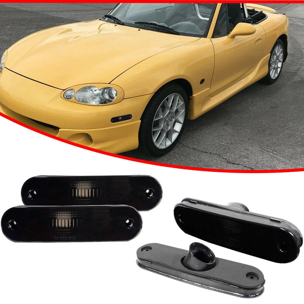 4X LED Side Marker Lights for Mazda MX-5 Miata (1990–2005)