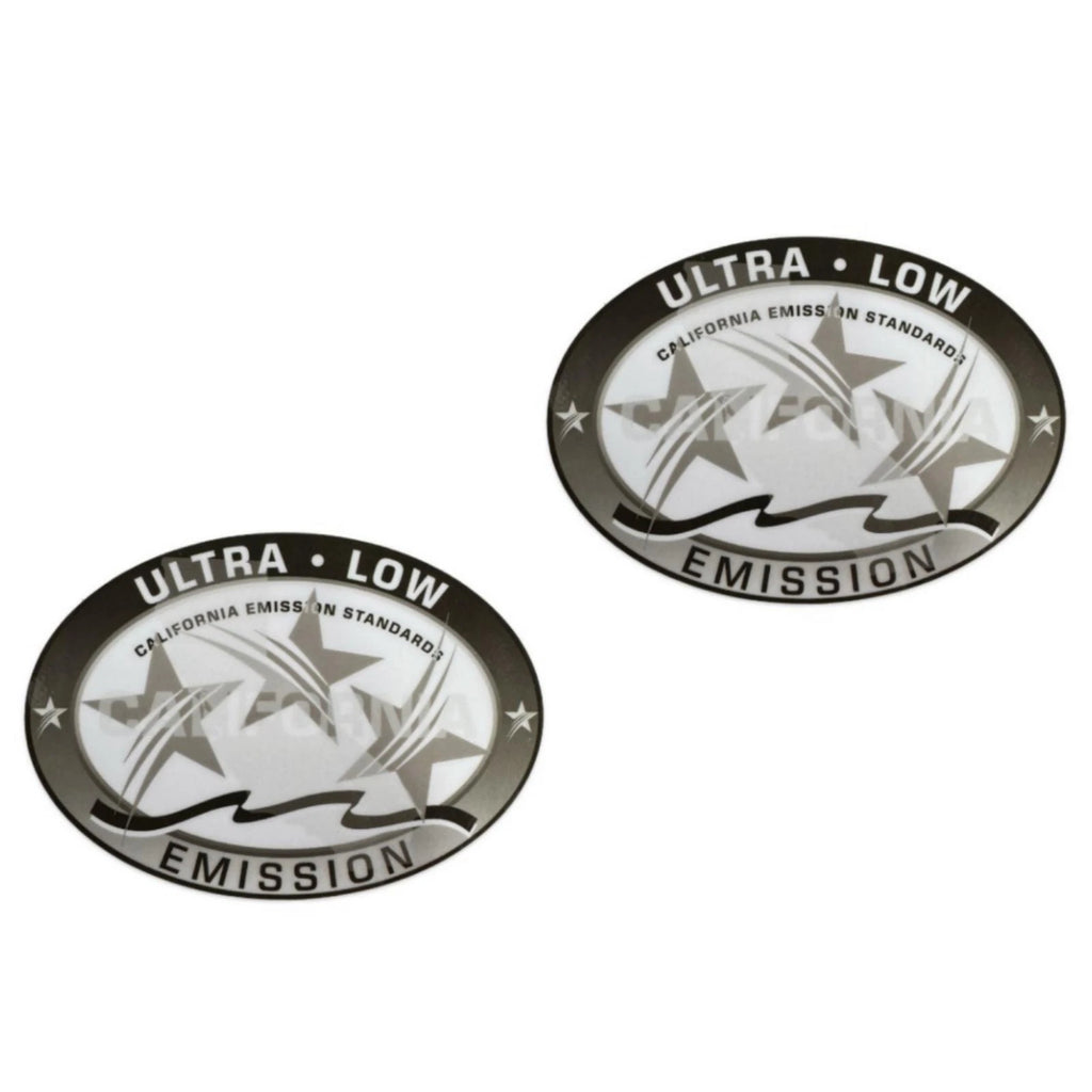 Set of 2 Outboard Graphic Sticker Decals for California DOT (3 Star)