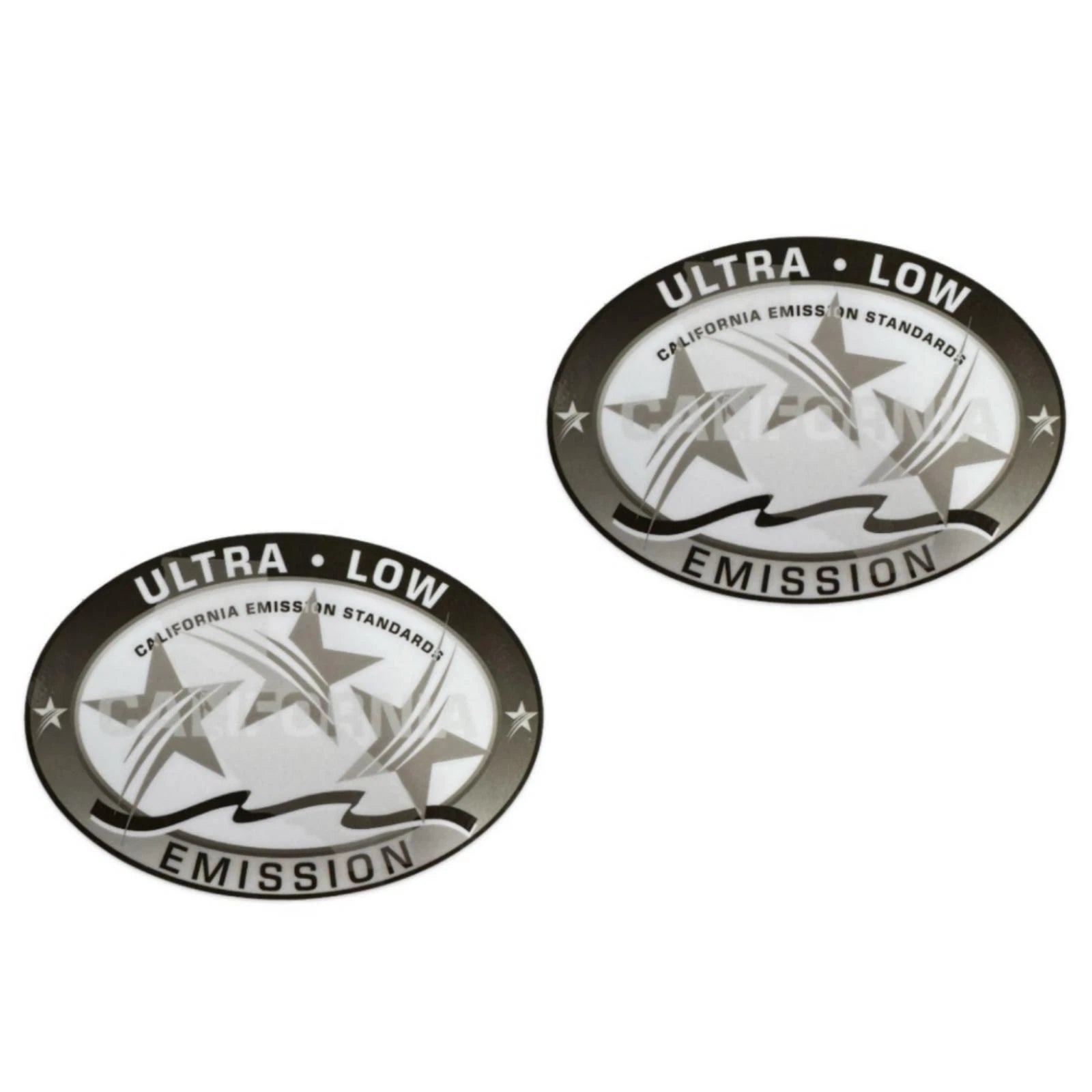 Set of 2 Outboard Graphic Sticker Decals for California DOT (3 Star)