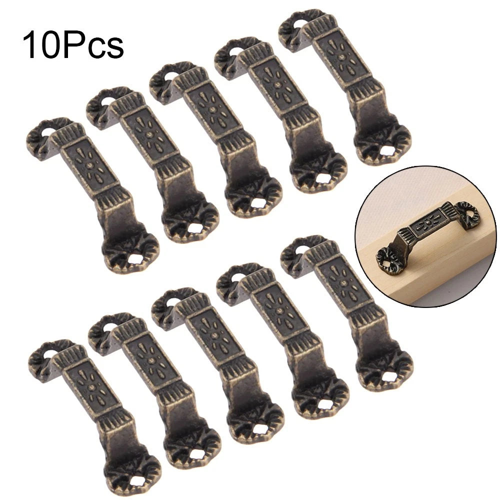 10X Antique Bronze Cabinet Pull Handles for Furniture