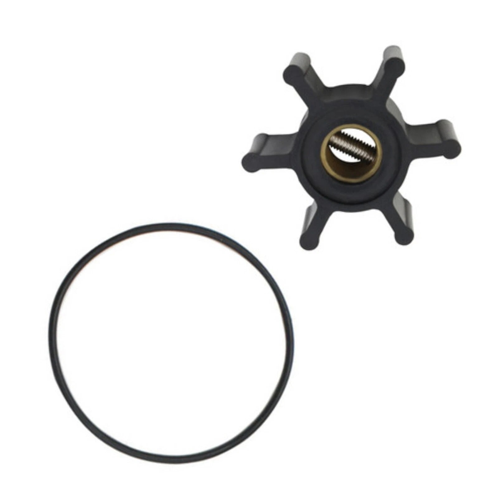 Impeller with O-ring for Yanmar 2GM20 3GM30 3YM20 (128990-42200, Jabsco 653-0001)