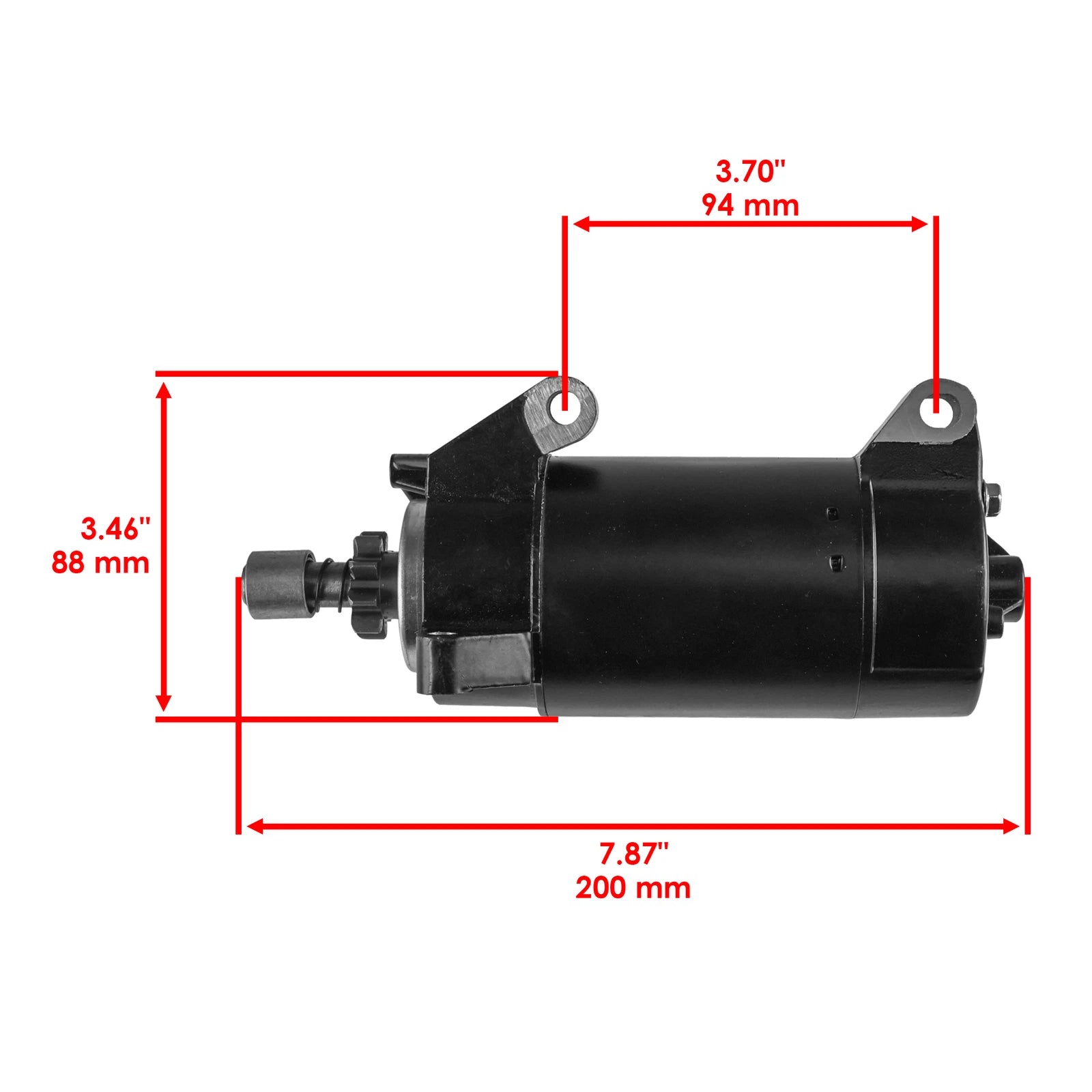 Starter for Yamaha 70TLR 70HP (1991–2010)