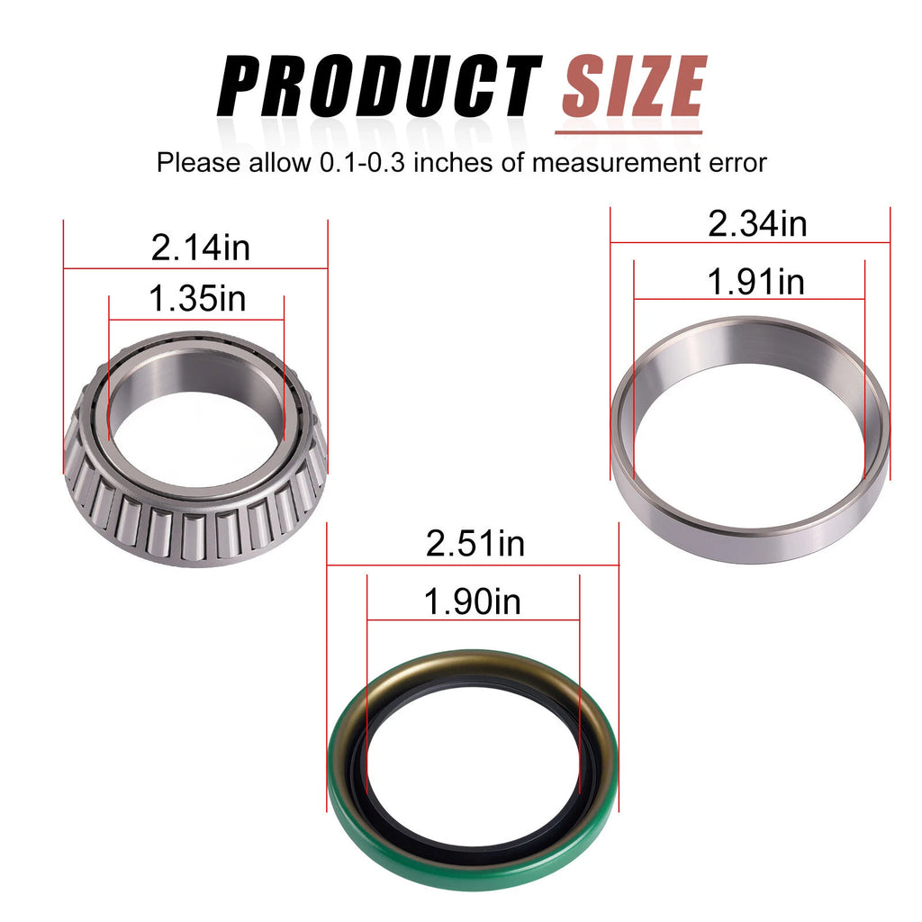 Rear Hub Repair Kit for Polaris Scrambler 500 4x4 (1998–2012) 2x4 (2001–2002)