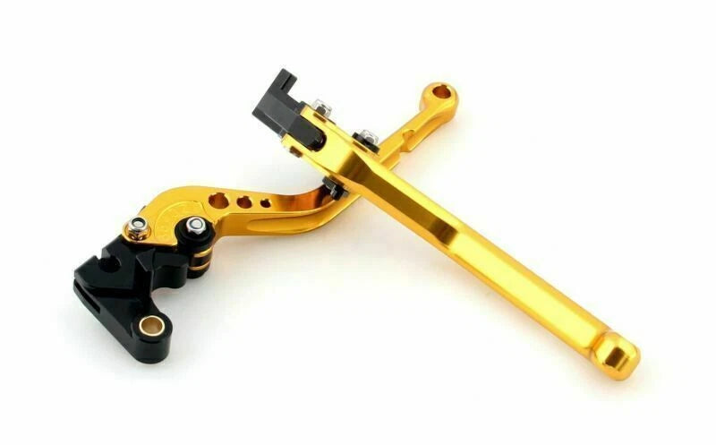 Long Brake Clutch Levers for Aprilia Tuono V4R (2011–2014) Gold T9