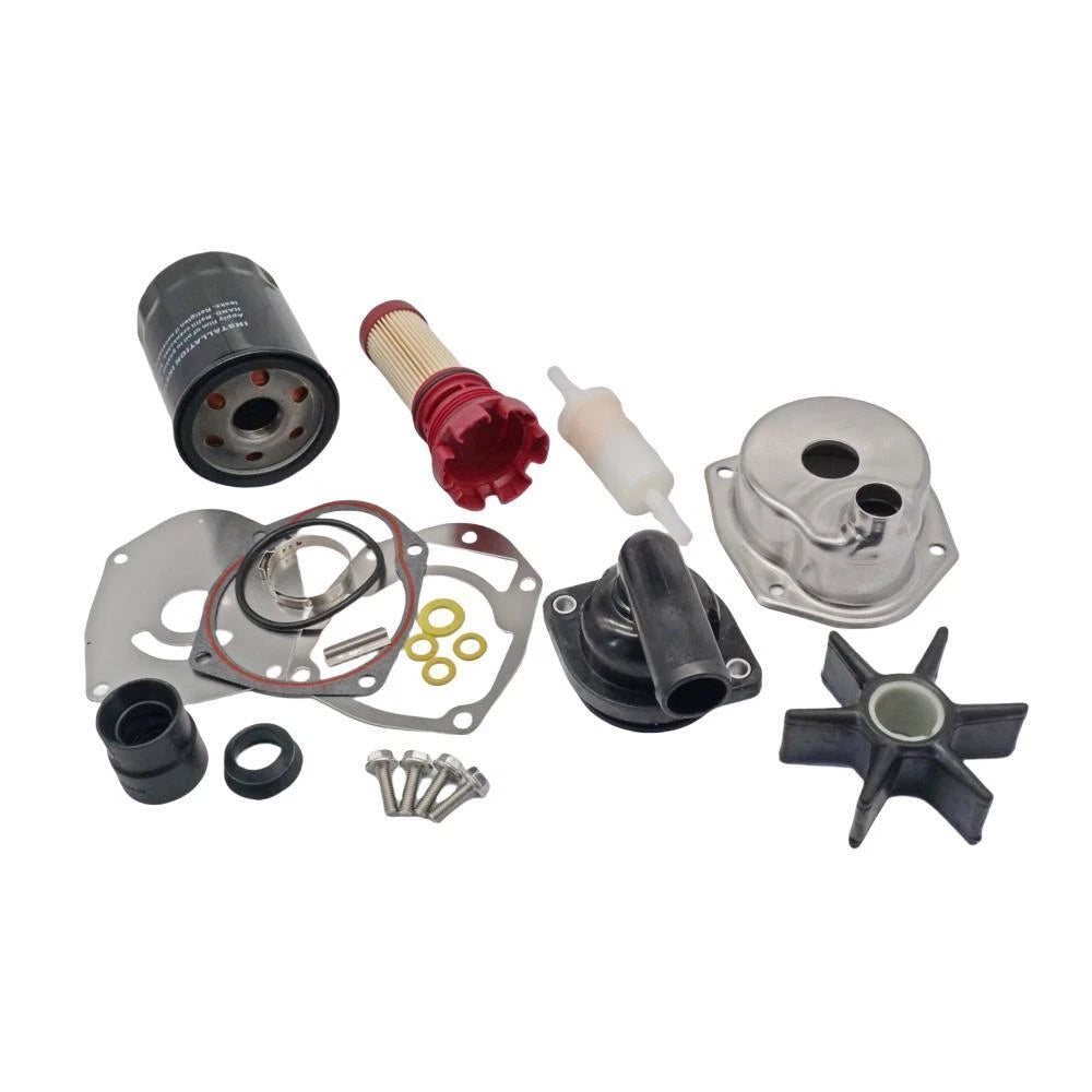 Outboard Maintenance Kit 8M0130835 for Mercury L4 Verado (w/Thermostat 892864T04)
