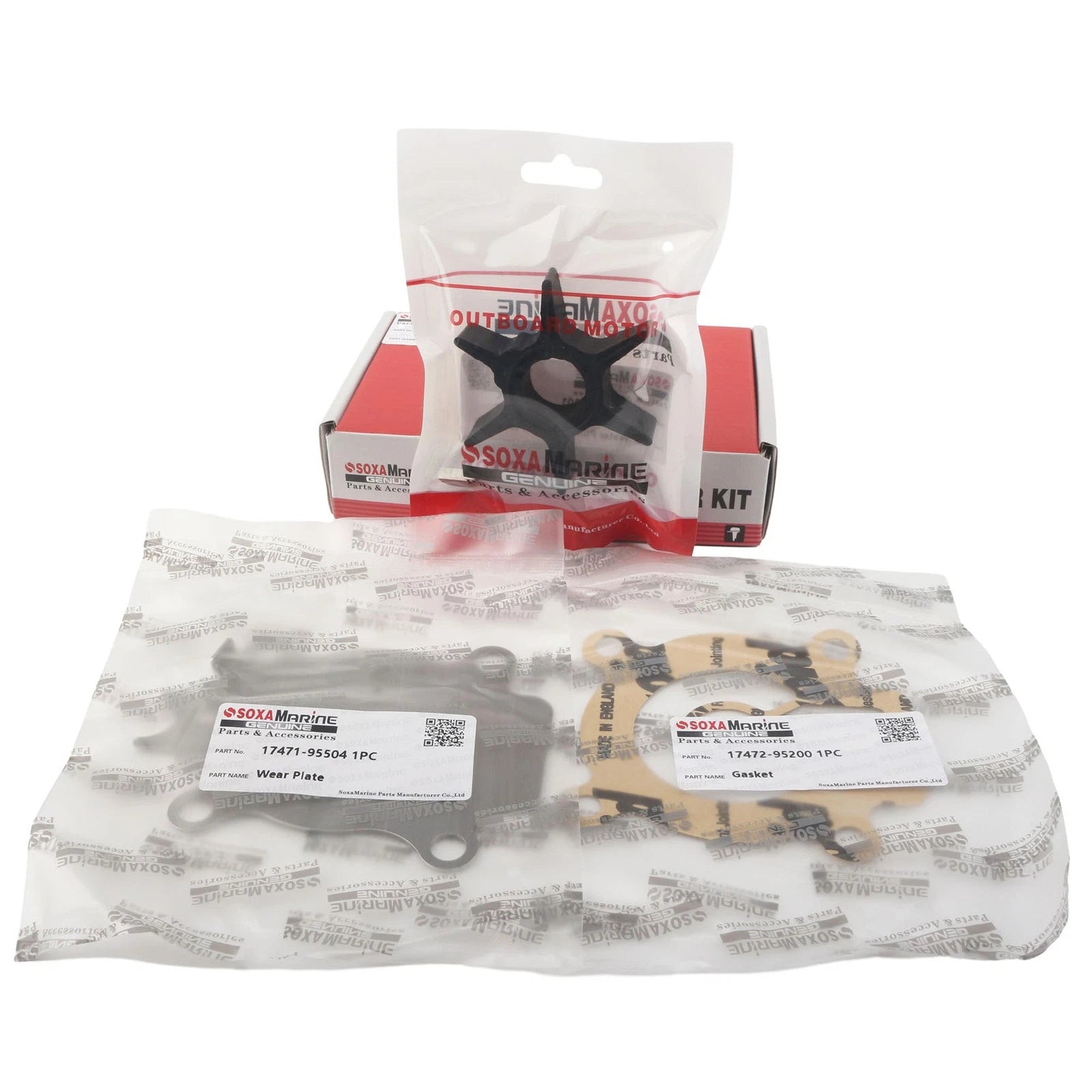 Water Pump Impeller Repair Kit for Suzuki DT 75 85 HP (17400-95350)