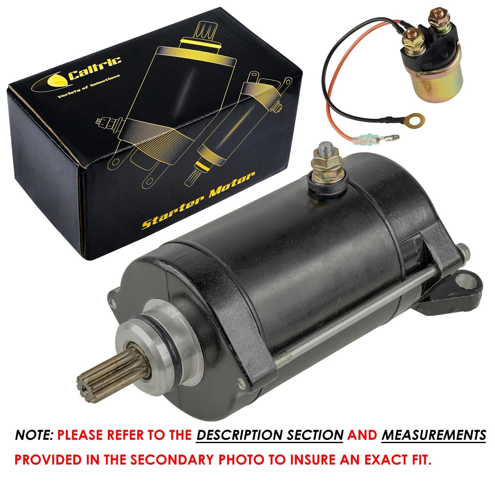 Starter & Solenoid Relay for Yamaha WVT1100 (1996–1997)