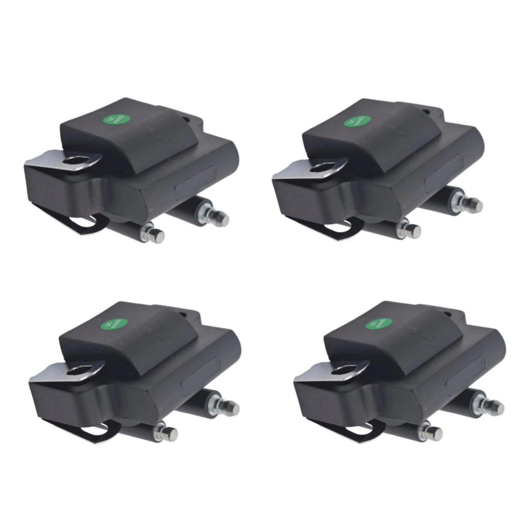 Set of 4 Ignition Coils for Johnson Evinrude 4-300 HP (Replaces 582508, 18-5179, 183-2508)