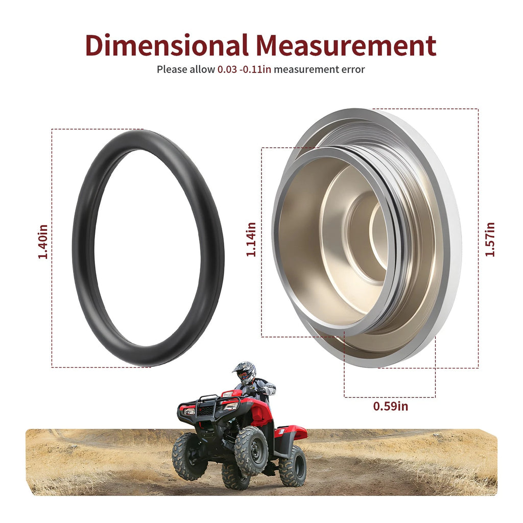 2X Engine Valve Tappet Adjustment Cover Cap for Honda ATC70 C70 CB1000C CB1100F (1970–1986)