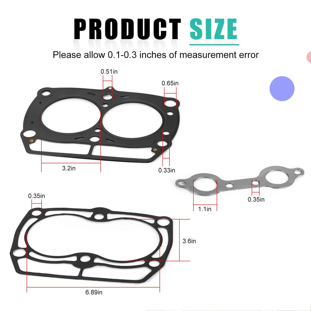 Engine Top End Gasket Set for Polaris Sportsman 700 800 EFI (2005–2010)