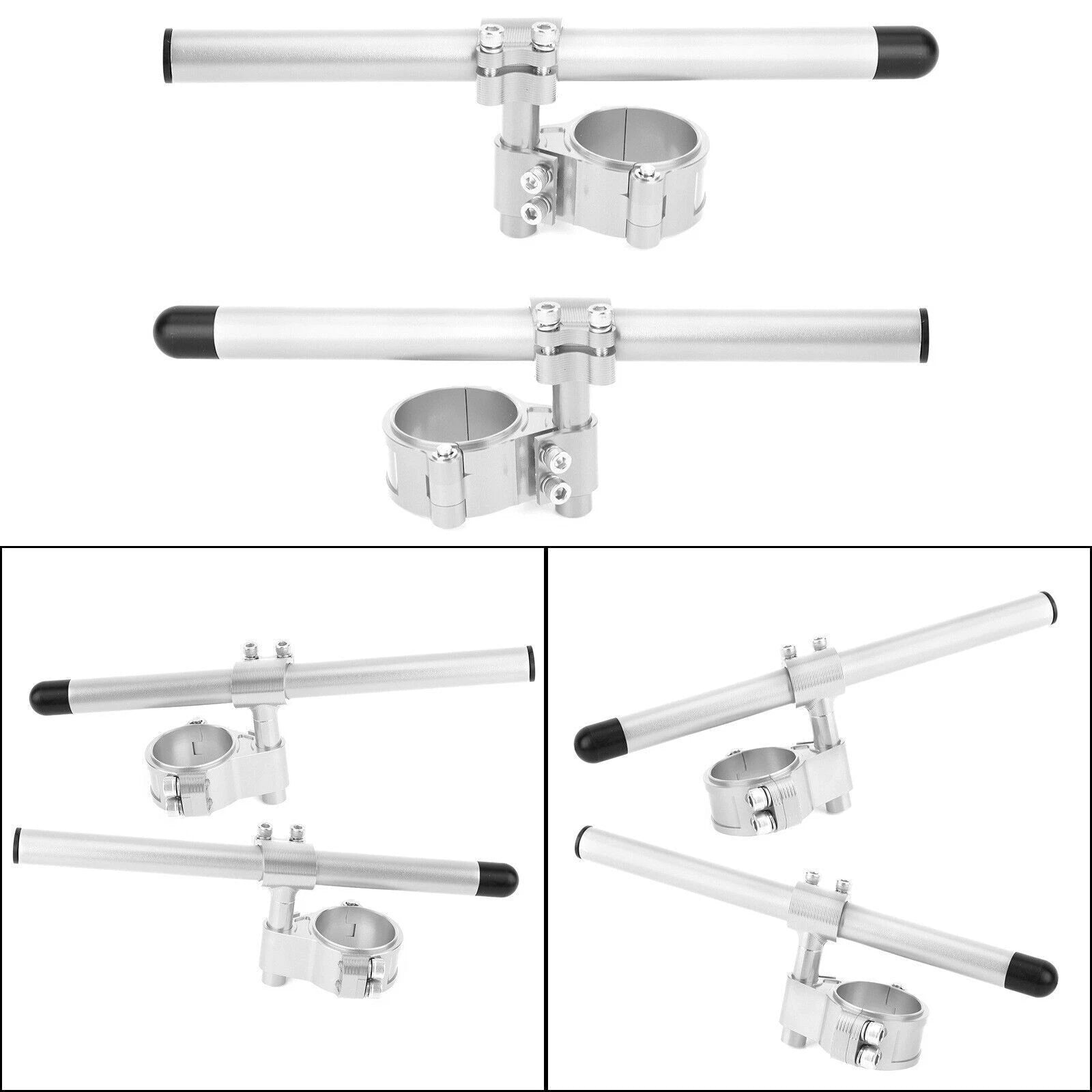Adjustable CNC Billet Clip Ons Handlebar Kit for Universal Motorcycles