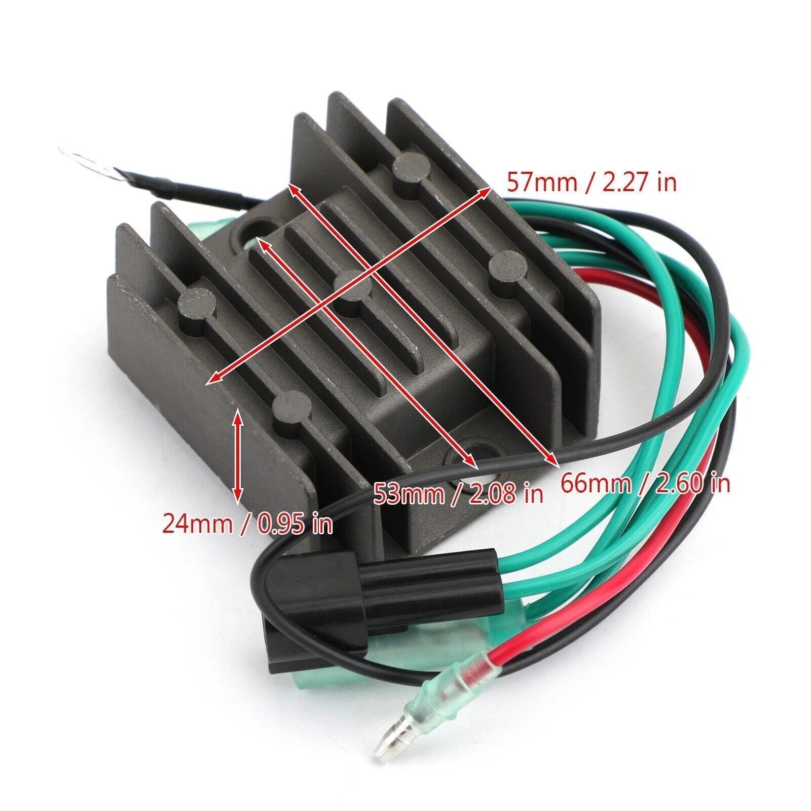 Voltage Regulator Rectifier for Yamaha 75 80 90 HP (2000–2017) 6H0-81960-10 T9