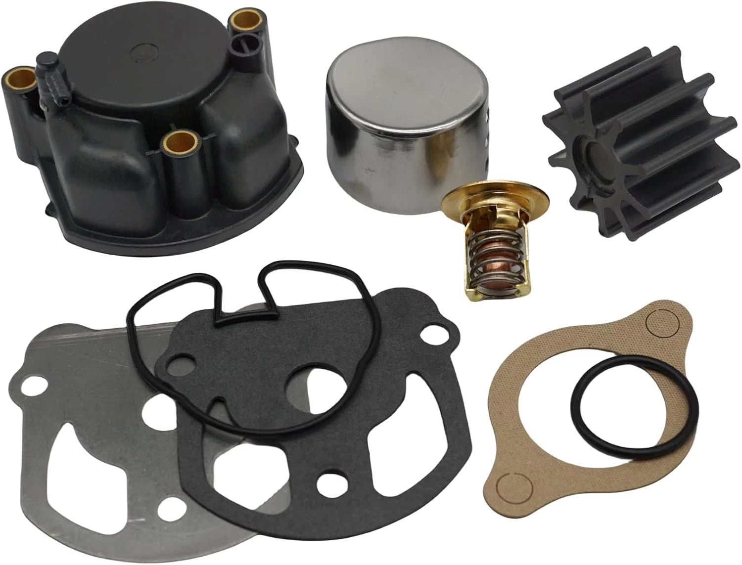 Water Pump Impeller Kit & Thermostat for OMC Cobra Sterndrive (1986–1992) 984461