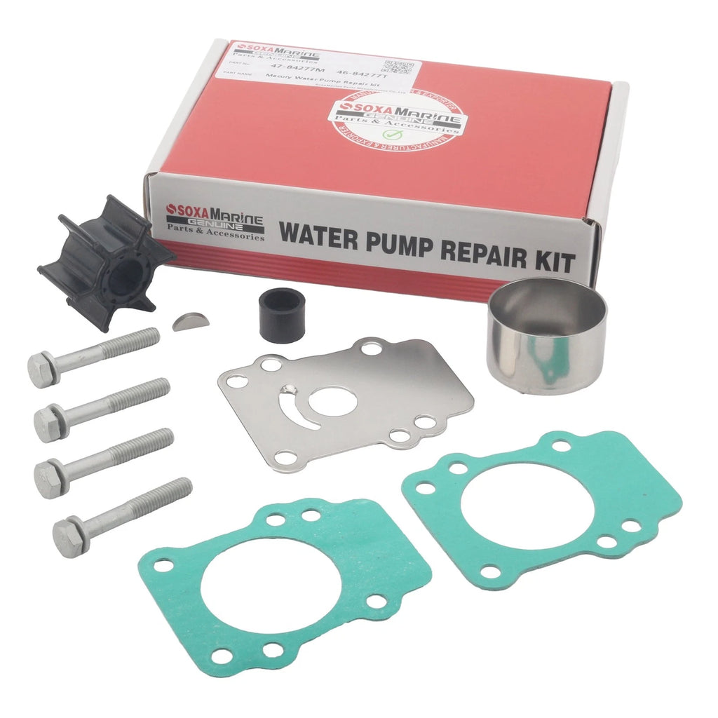 Water Pump Impeller Kit 46-84277M 46-84277T for Mercury Mariner 9.9 15 hp