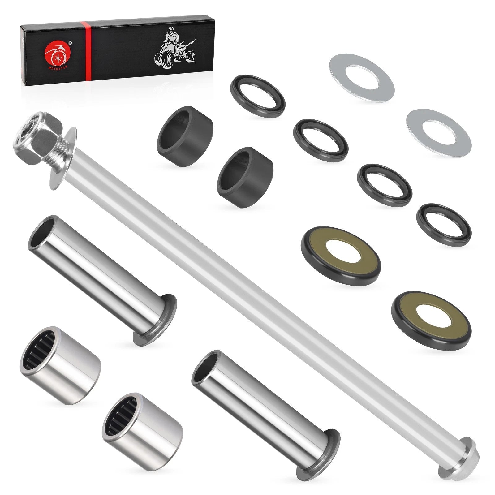 Swing Arm Bearing Seal Pivot Bolt for Suzuki LTZ400 LTZ400Z (2003–2014)