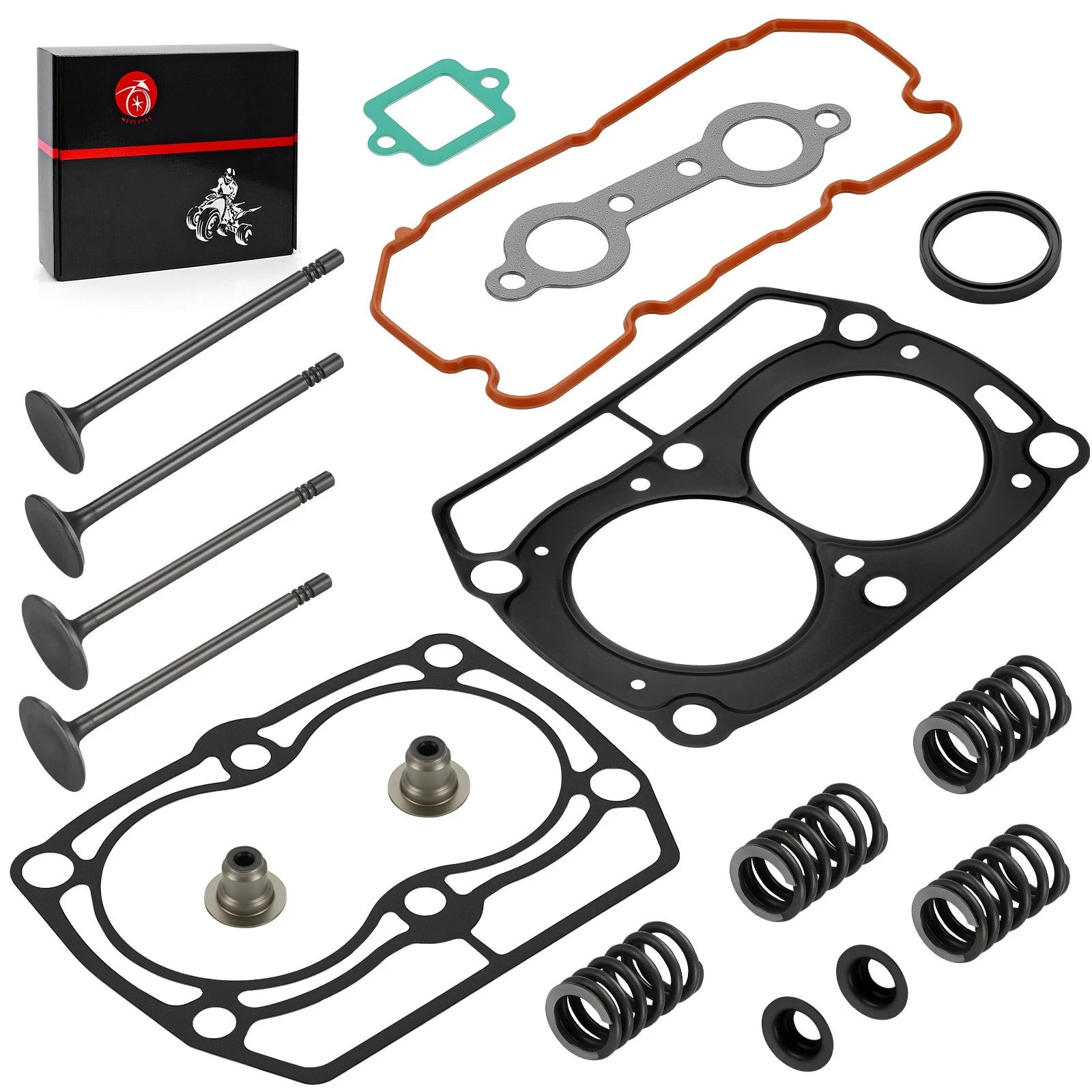 Top End Cylinder Gasket Kit & Valve Seals for Polaris Ranger 800 EFI (2013–2014)