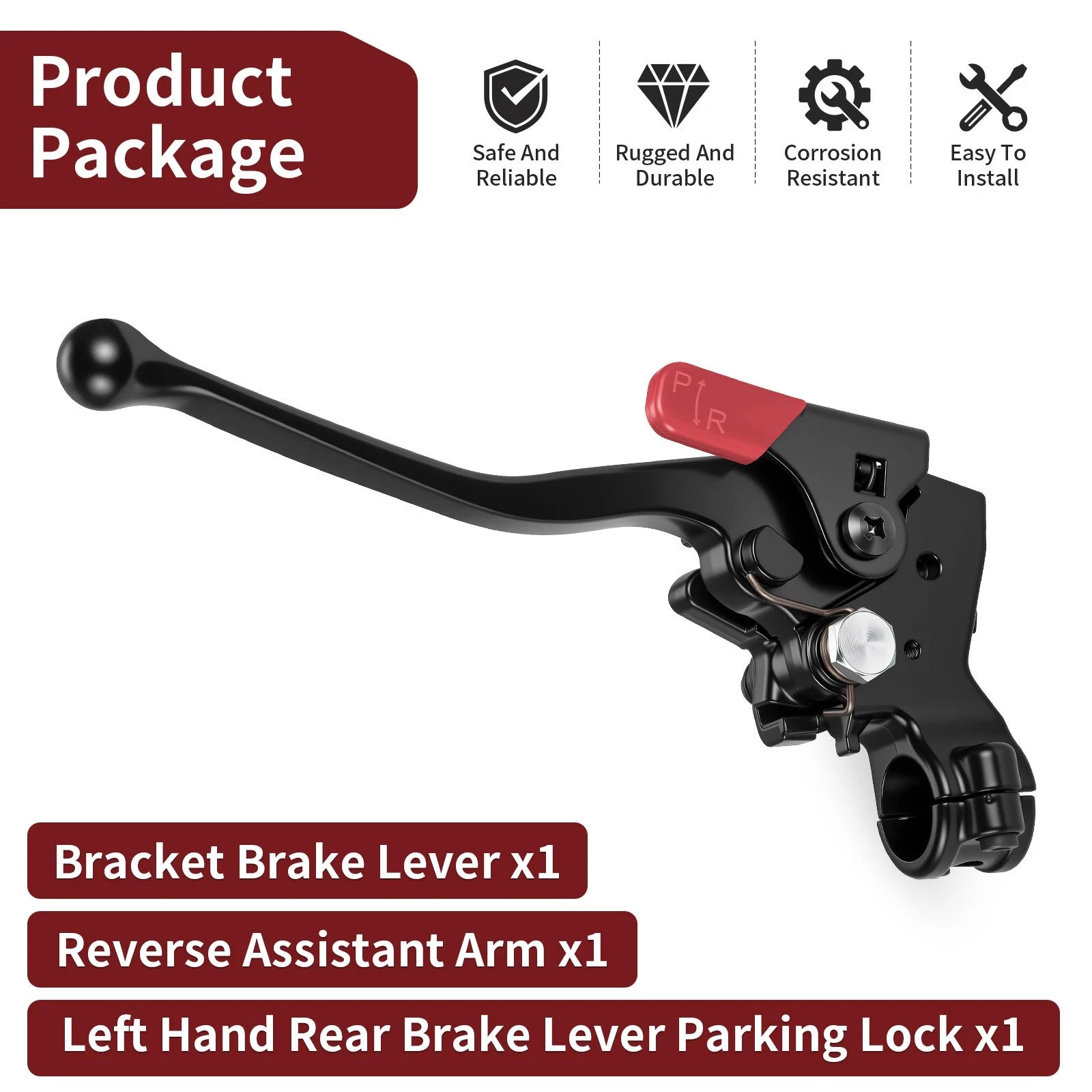 Rear Brake Lever Assembly for Honda Recon 250 TRX250TE (2016–2024) 53178-HR6-305