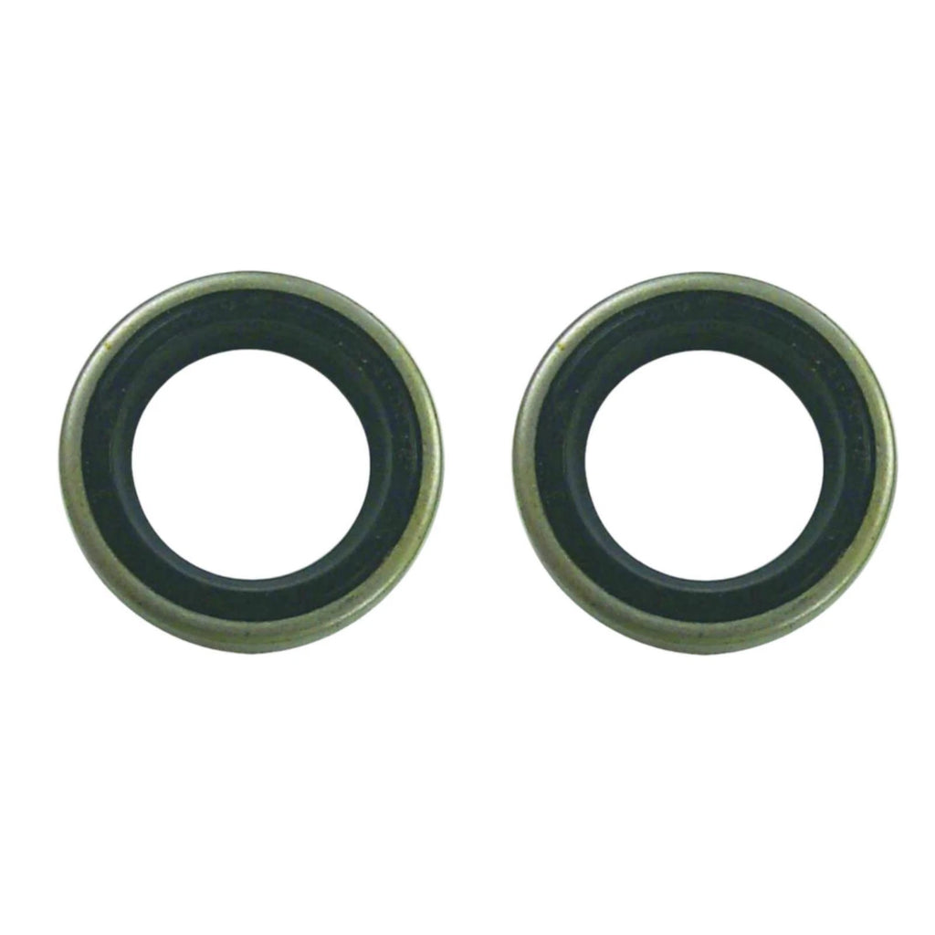 Set of 2 Lower Unit Oil Seals for Mercury Marine Mercruiser Outboard (26-94038, 26-30727)