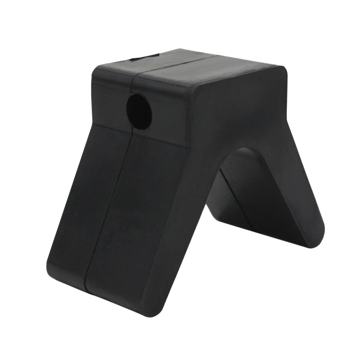 2 V-Style Bow Stops for Boat Trailer (Non Marking, 1/2" Mounting Hole)